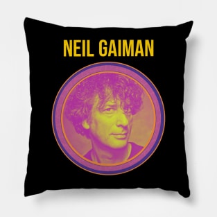 Retro Gaiman Pillow