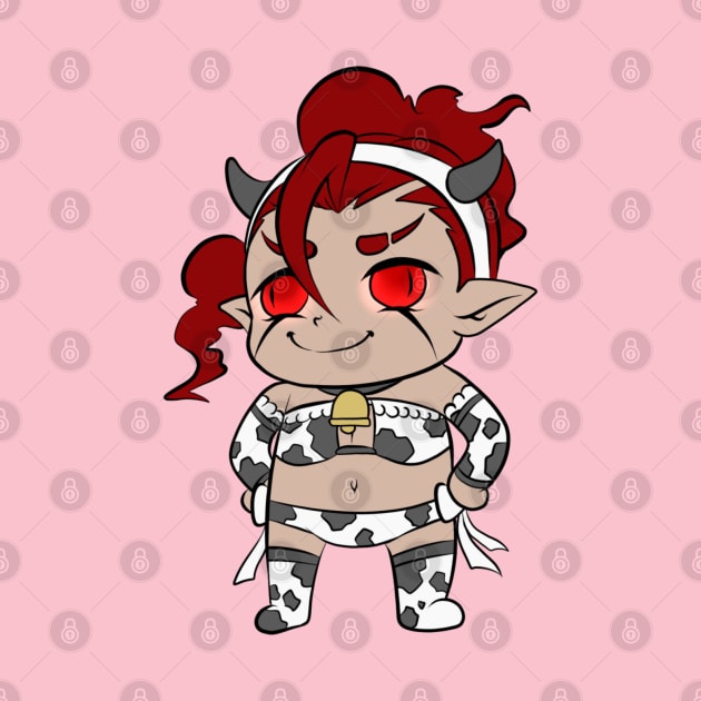 Kain Cow by Punished Kain Merch