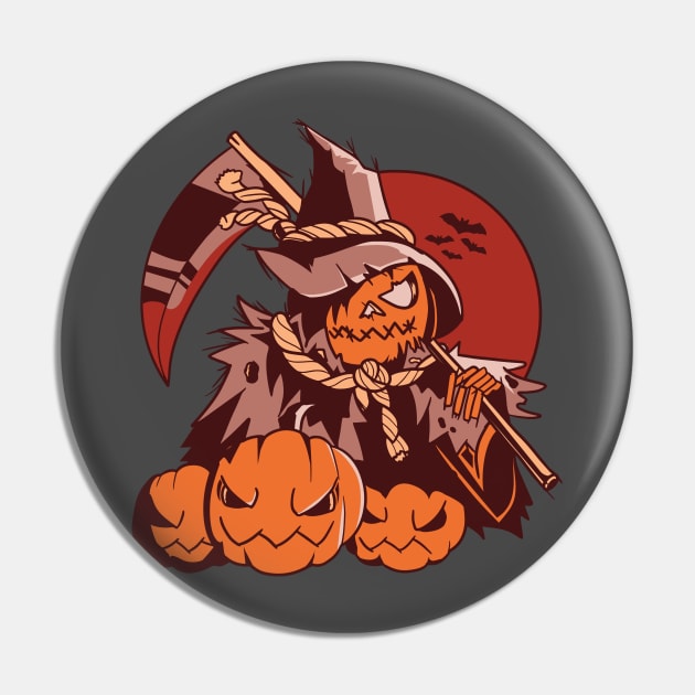 Halloween scarecrow Pin by IconRose