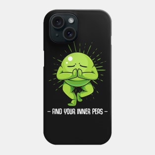 Peas - Find Your Inner Peas - Funny Vegetable Pun Phone Case