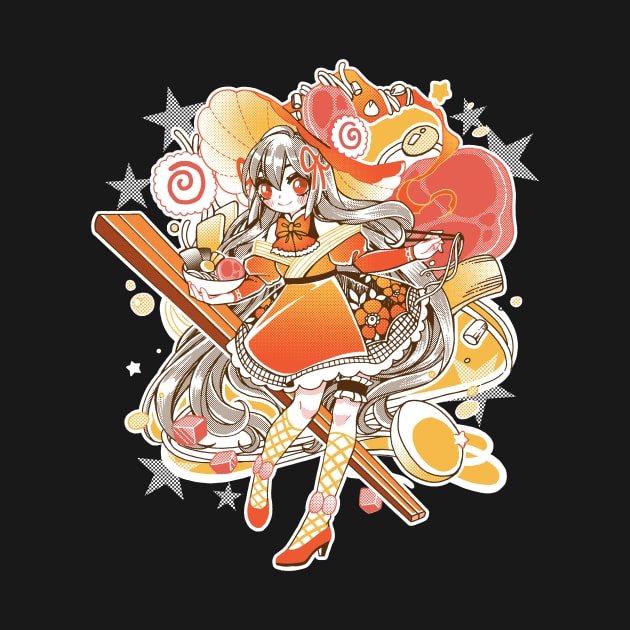 Ramen Girl by CoinboxTees