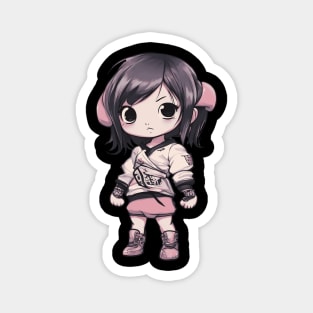 Charming Chibi Kawaii Girl Magnet