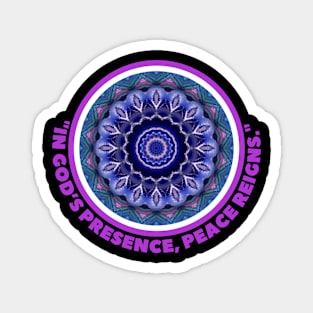 LET PEACE REIGN Magnet