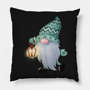 Cute traditional Christmas gnome Pillow