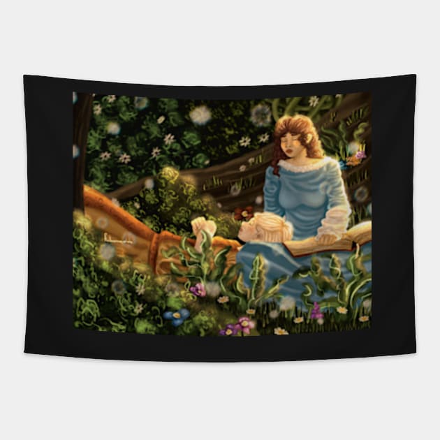 Garden Girls Tapestry by Aveetheavatar