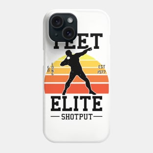 Yeet Elite Shotput Retro Track N Field Athlete Phone Case