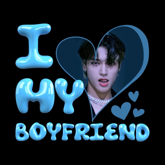 Kpop ATEEZ Wooyoung I Love My Boyfriend by StarBunnyDesigns