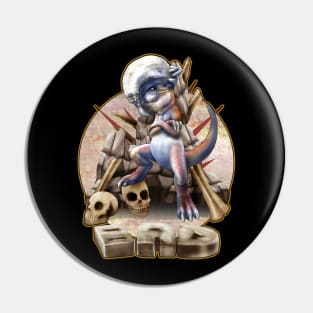 BAD TO THE BONE Pin