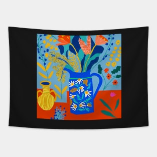 Jug of blooms Tapestry