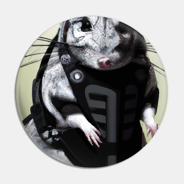 Chinchilla in a ninja costume Pin by maxcode