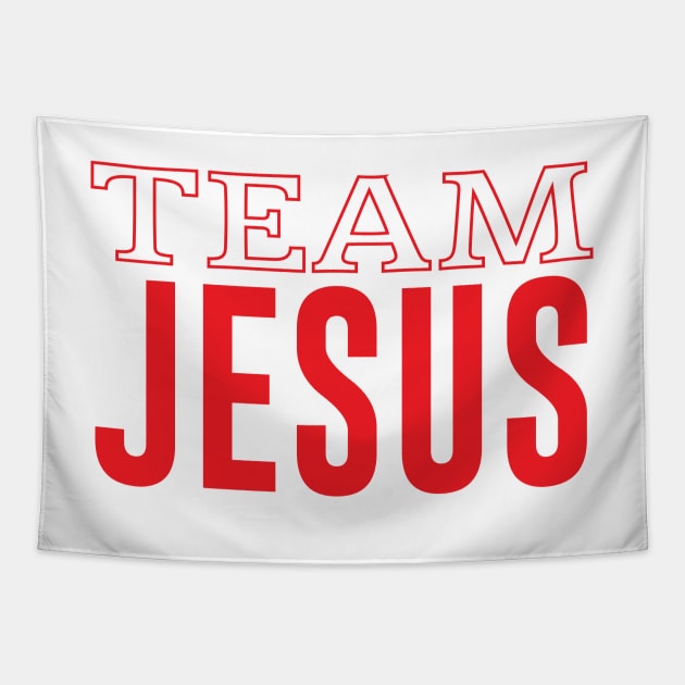 Team Jesus Tapestry by mstory