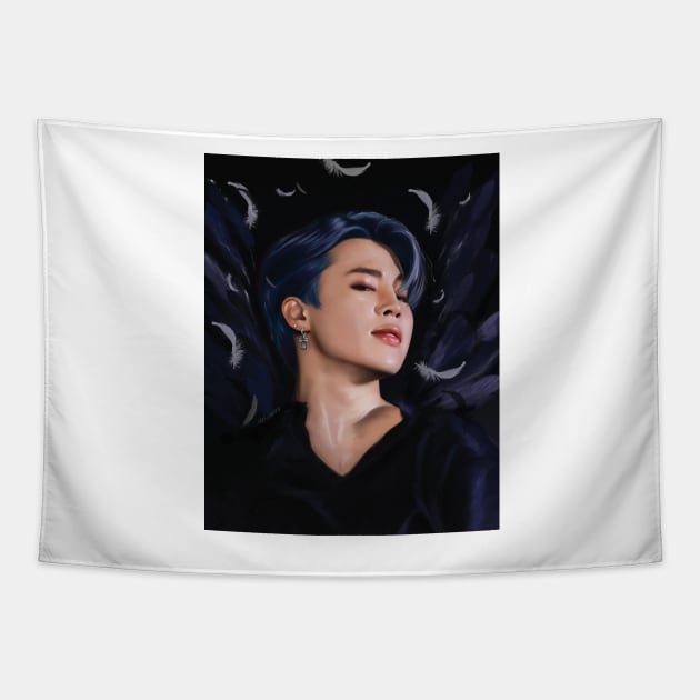 black swan jimin Tapestry by ari-arts