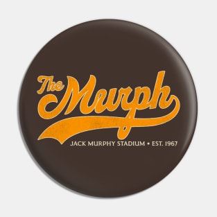 THE MURPH Defunct Jack Murphy Stadium Tribute Font Pin