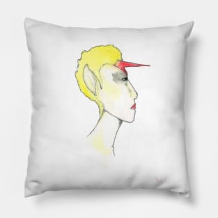 Poster of a Girl Pillow