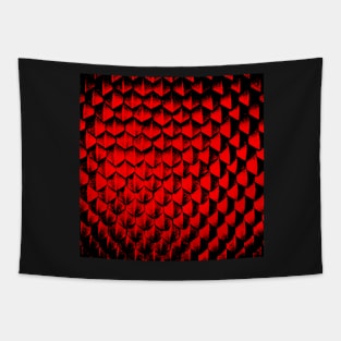 Amazingly Detailed Vector Graphic Red Dragon Scales Design Tapestry