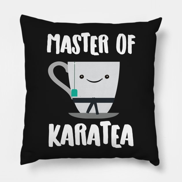 Master Of Karatea Pillow by Eugenex