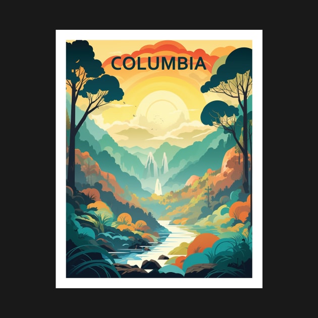 COLUMBIA by MarkedArtPrints