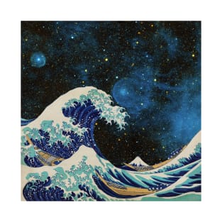 The Great Wave - Hokusai - Galaxy T-Shirt