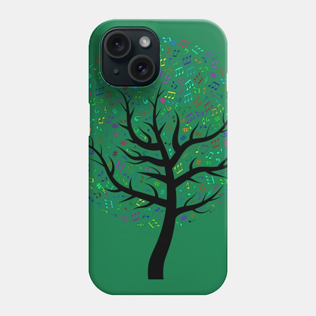 Musical Tree Phone Case by Winterplay