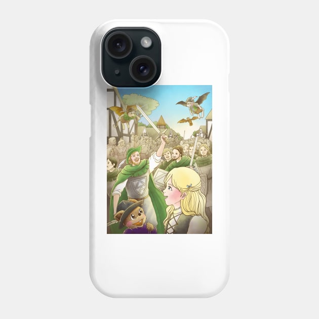 Robin Hood Marches Into London Phone Case by reynoldjay