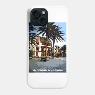 San Sebastian De La Gomera plaza Phone Case