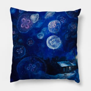 It's Jellyfishing Outside Tonight Pillow