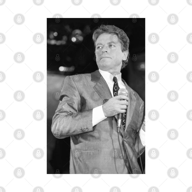 Robert Palmer BW Photograph by Concert Photos