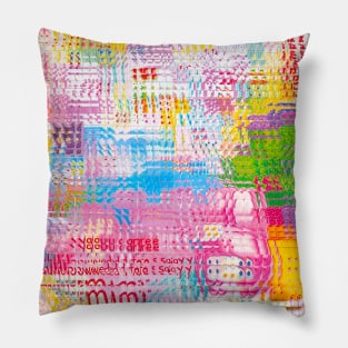 melody glitch Pillow