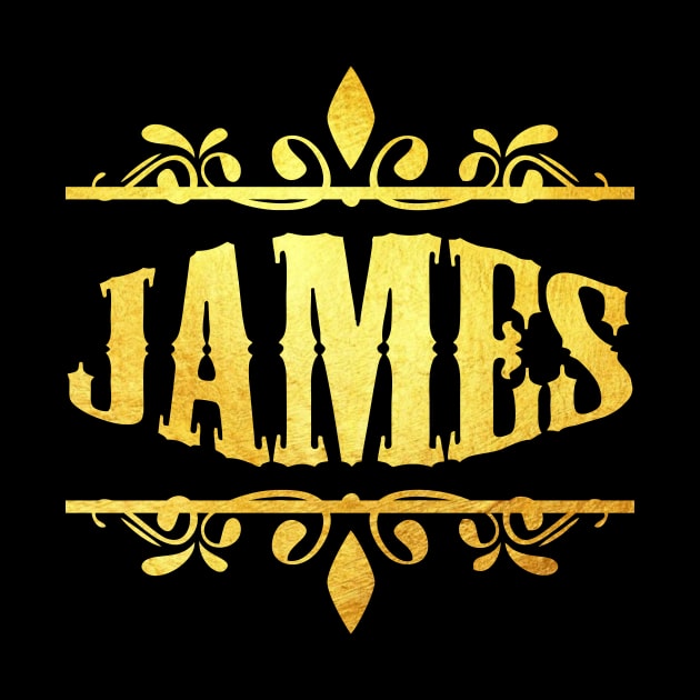 JAMES NAME by MufaArtsDesigns