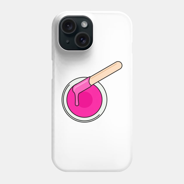 Hot Wax With Waxing Stick Phone Case by THP Creative