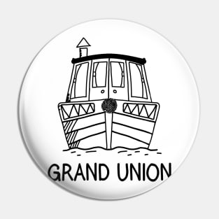 Grand Union Canal Boat Narrowboat Pin