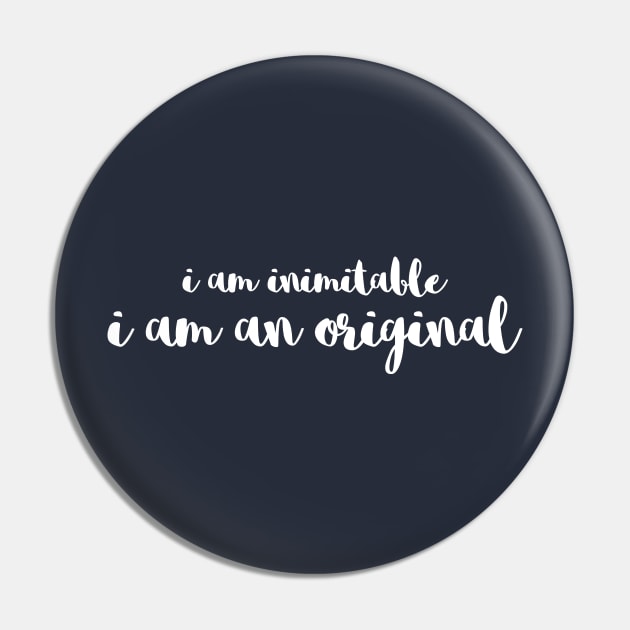 I am an Original Pin by savvymavvy