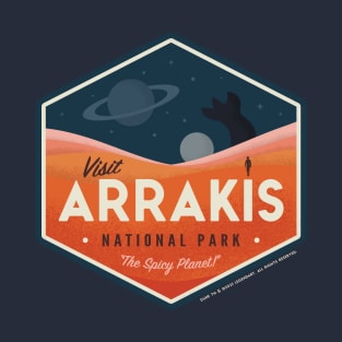 Dune – Visit Arrakis – The Spicy Planet! Vintage travel poster T-Shirt