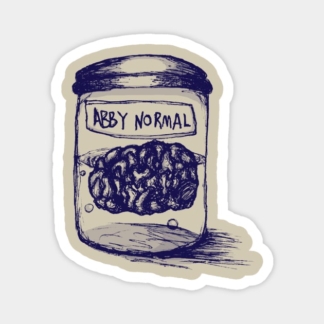 Abby Normal Magnet by AlexMathewsDesigns