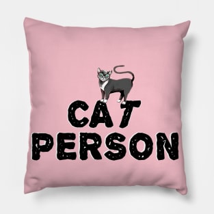 Cat person Pillow