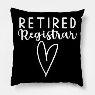 Retired Registrar Pillow