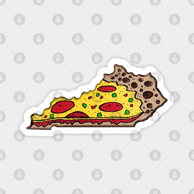 Kentucky Pizza!! Magnet by Grinner Mountain