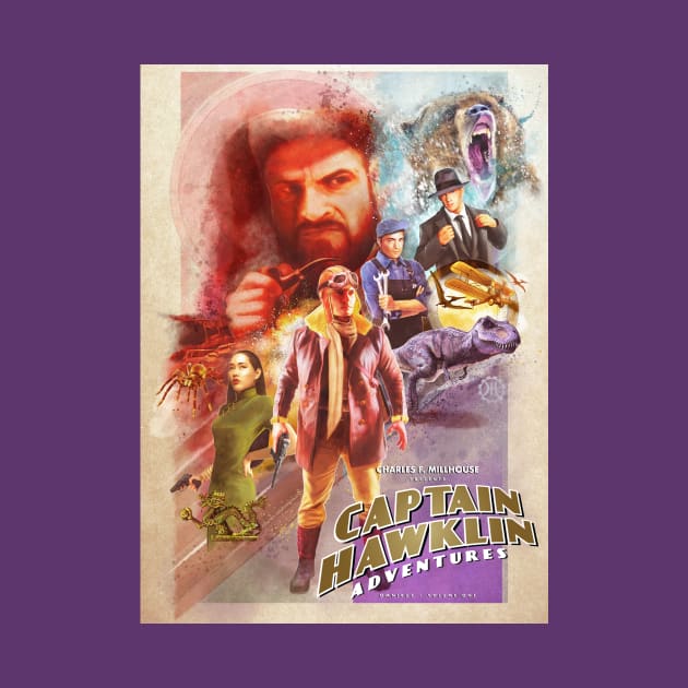 Captain Hawklin Adventures - Omnibus Volume One by Plasmafire Graphics