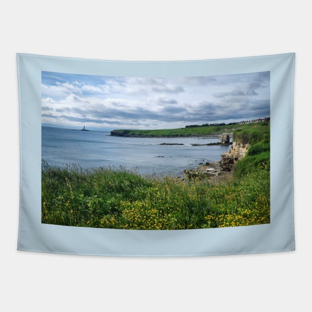 Looking South over Collywell Bay Tapestry by Violaman