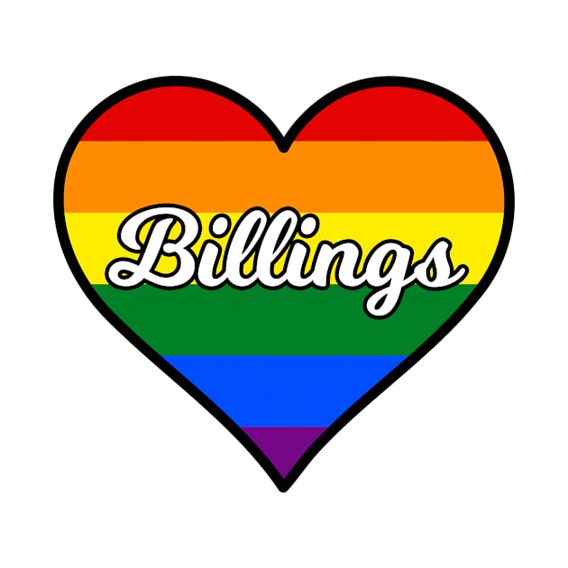 Billings Montana Gay Pride Heart by fearcity