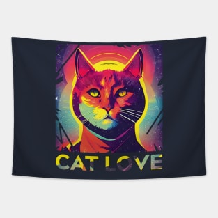 Cat love Tapestry