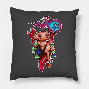 magic axolotl Pillow