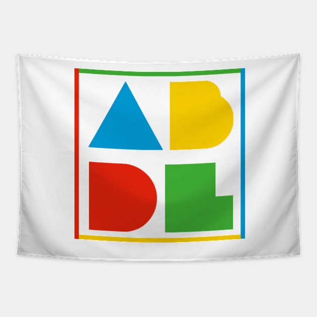 ABDL Logo Color Block - Transparent Tapestry by DiaperedFancy