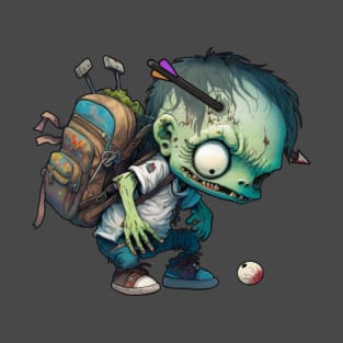 Chibi Zombie who likes golf T-Shirt