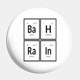 Bahrain Table of Elements Pin