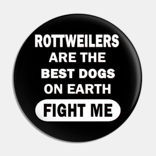 Rottweiler Men's Gift Puppy Dogs Pin