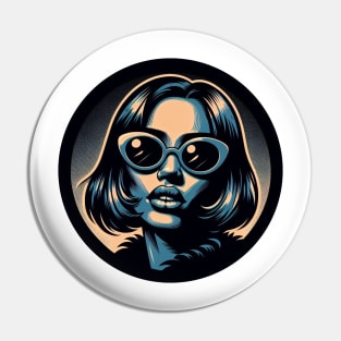 badass comic book girl Pin