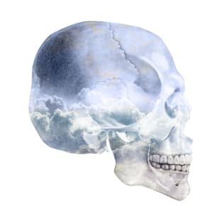 Head/Skull In The Clouds T-Shirt