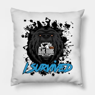 I Survived The  Blue Ridge Rock Festival 2023 Pillow