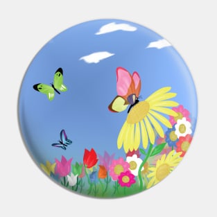 Butterflies Pin